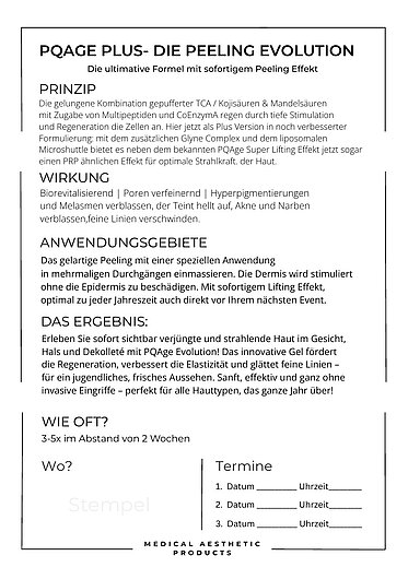 Flyer PQage Plus – Seite 2